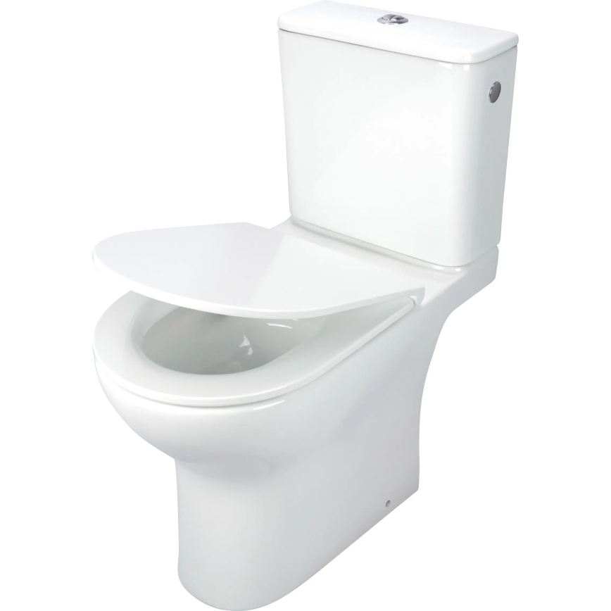 Deante CDJD6RPS - Stojeće WC sa daskom JASMIN keramika/bela