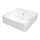 Deante CGS_6U4B - Nadgradni lavabo sa otvorom za slavinu SQUARE 42x42 cm keramika/bela