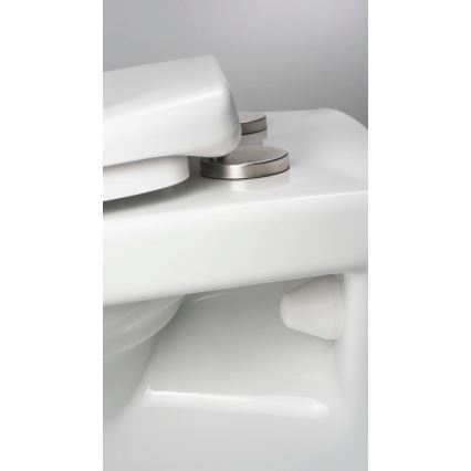 Deante CMOD6SPW - Viseća WC školjka sa daskom BORO keramika/bela