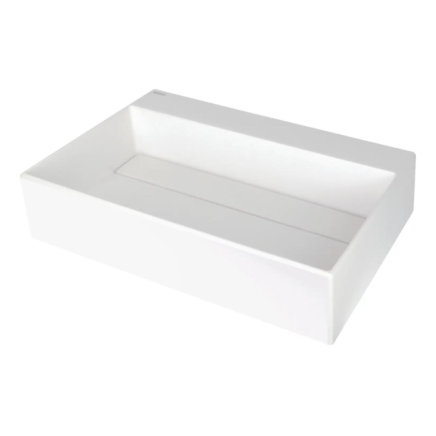 Deante CQR_AU6M - Nadgradni lavabo CORREO 40x60 cm granit/alabaster