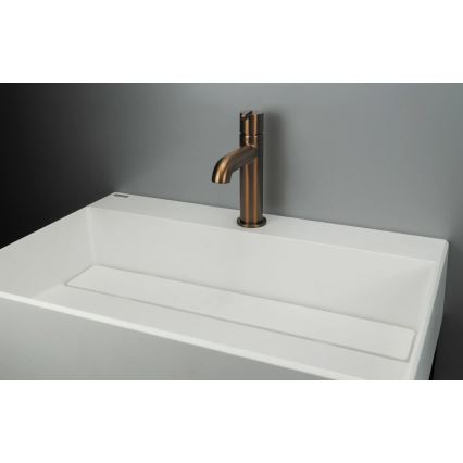 Deante CQR_AU6M - Nadgradni lavabo CORREO 40x60 cm granit/alabaster