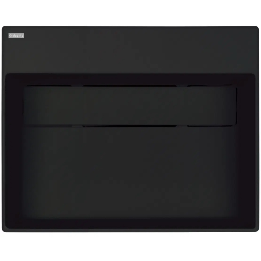 Deante CQR_NU5M - Nadgradni lavabo CORREO 40x50 cm granit/crno