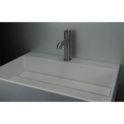 Deante CQR_SU6M - Nadgradni lavabo CORREO 40x60cm granit/metalik siva