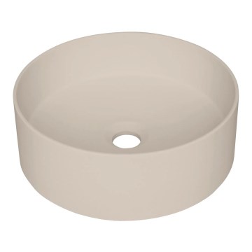 Deante CQS_5U4S - Nadgradni umivaonik SILIA Ø 36 cm granit/bež