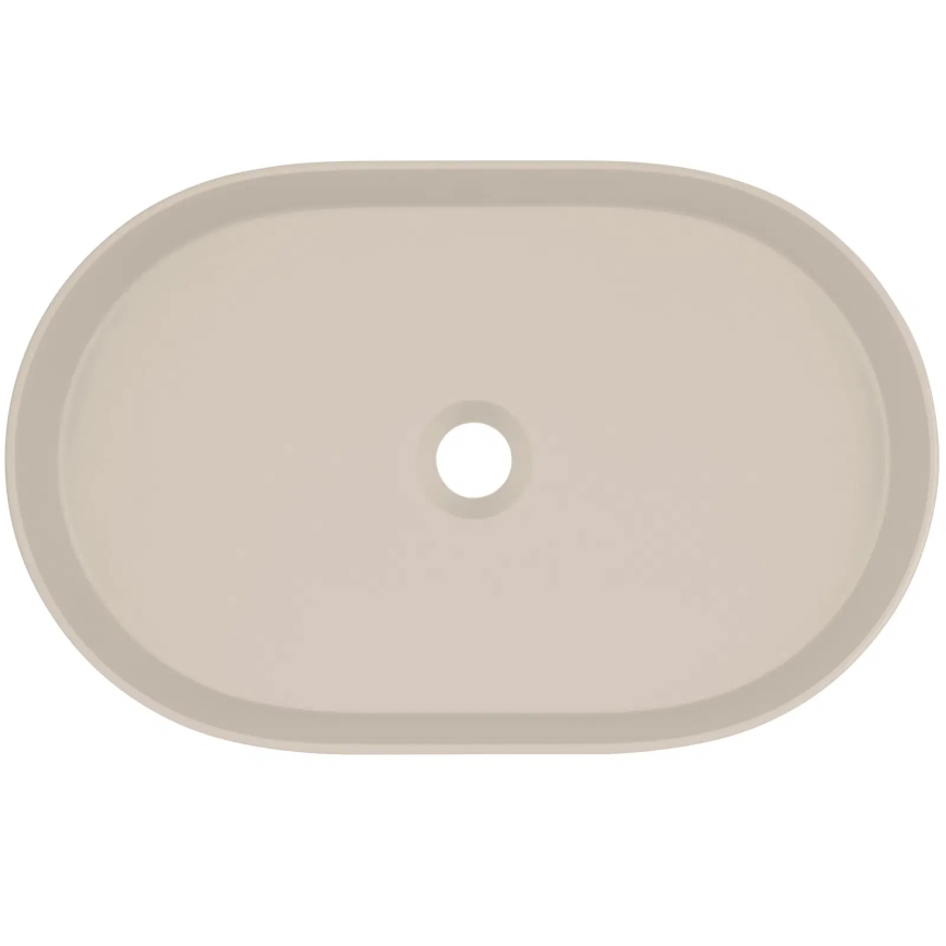Deante CQS_5U6S - Nadgradni lavabo SILIA 35x55 cm granit/bež