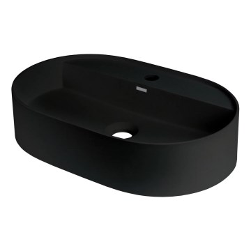 Deante CQS_NU6B - Umivaonik za ugradnju na ploču sa otvorom za bateriju SILIA 35x55 cm granit/crna