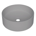 Deante CQS_SU4S - Umivaonik za ugradnju na ploču SILIA, prečnik 36 cm, granit/metalno siva