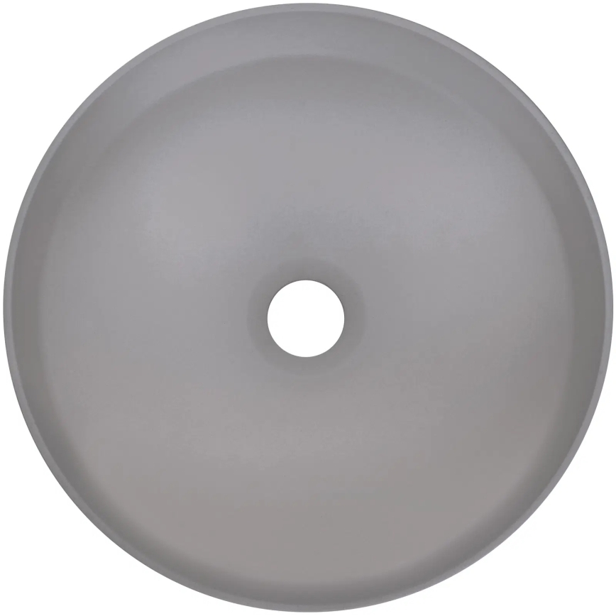 Deante CQS_SU4S - Umivaonik za ugradnju na ploču SILIA, prečnik 36 cm, granit/metalno siva