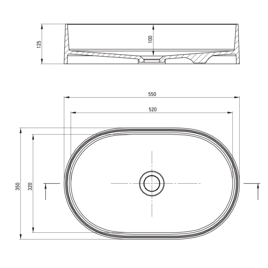 Deante CQS_SU6S - Umivaonik za ugradnju na radnu ploču SILIA 35x55 cm granit/metalički siv