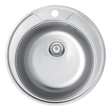 Deante ZHC_0813 - Kuhinjski sudoper TWIST, prečnik 49 cm, saten