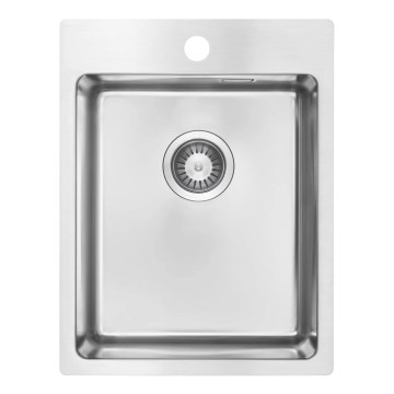 Deante ZPO_010E - Kuhinjski sudoper OLFATO 50,5x39 cm brušeni nerđajući čelik