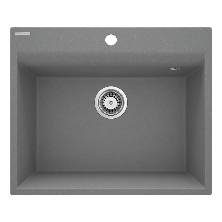 Deante ZRC_S10A - Kuhinjska sudopera CORIO 50x60 cm granit/metalik siva