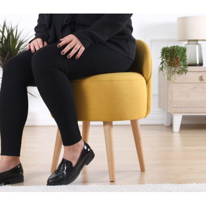 Dečija fotelja NIKI, prečnika 46 cm, žuta