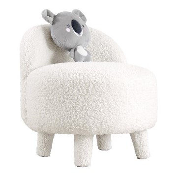 Dečija fotelja PIXI, prečnik 46 cm, bela