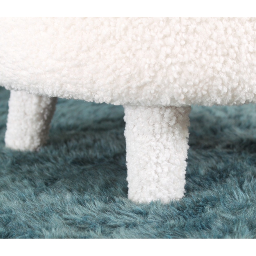 Dečija fotelja PIXI, prečnik 46 cm, bela