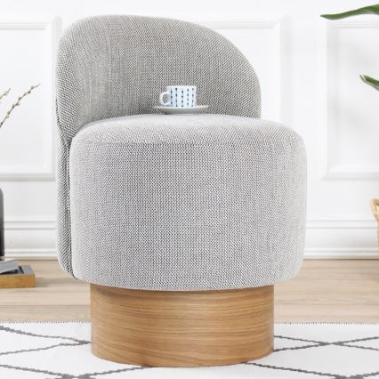 Dečija fotelja RIKI 40x47 cm siva