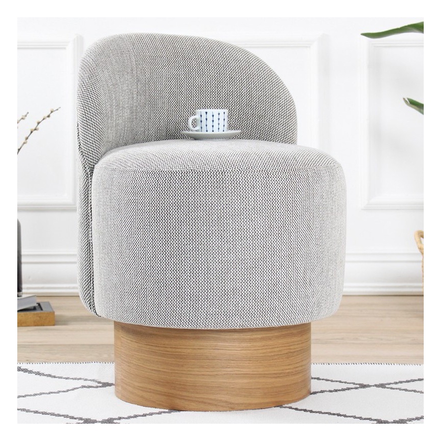 Dečija fotelja RIKI 40x47 cm siva