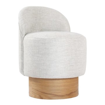 Dečija fotelja RIKI 40x47 cm svetlo siva