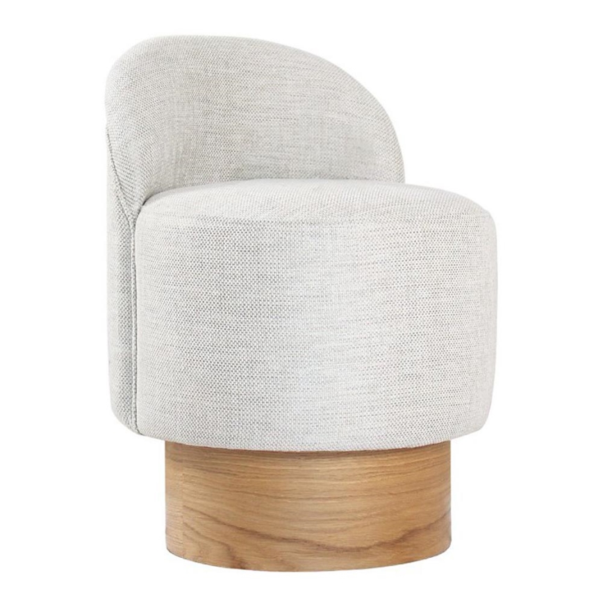 Dečija fotelja RIKI 40x47 cm svetlo siva