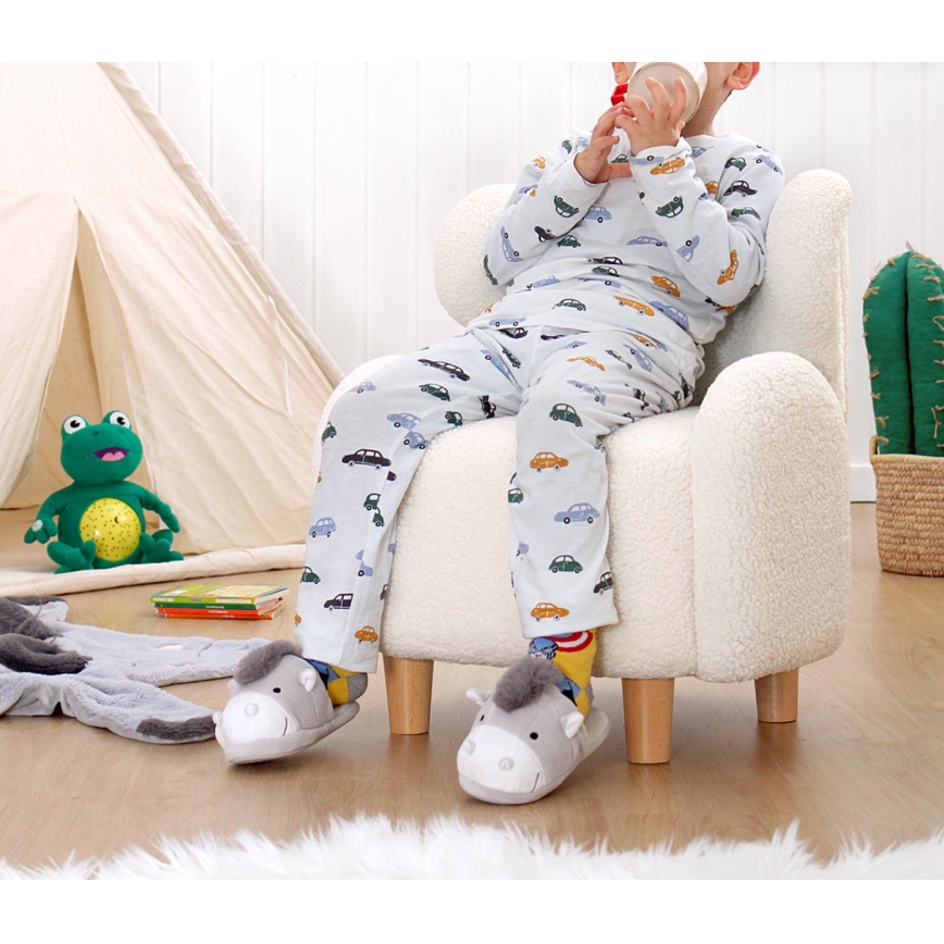 Dečija fotelja TOBI bela