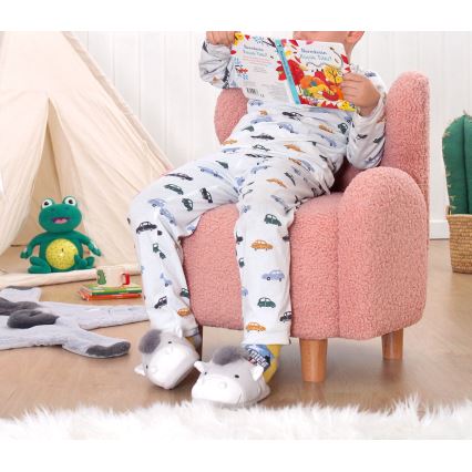 Dečija fotelja TOBI ružičasta