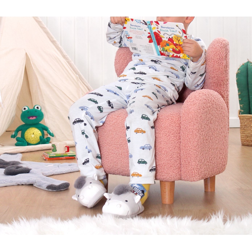 Dečija fotelja TOBI ružičasta