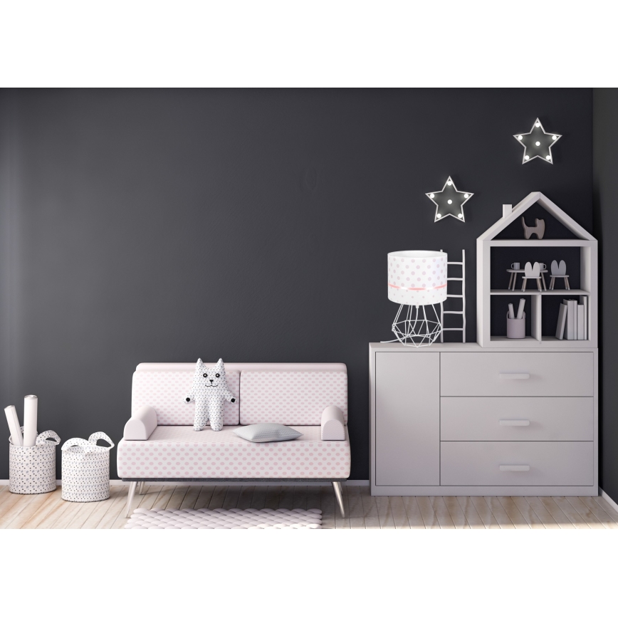 Dečija lampica PIKKI 1xE27/60W/230V roze