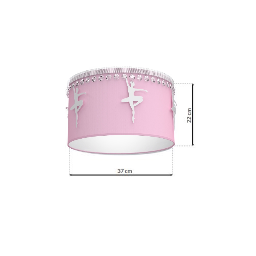 Dečija plafonjera BALLET 1xE27/60W/230V