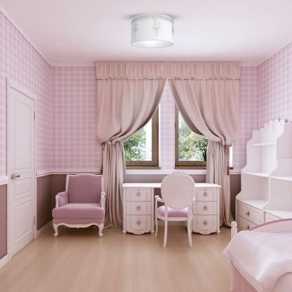Dečija plafonjera BALLET 1xE27/60W/230V