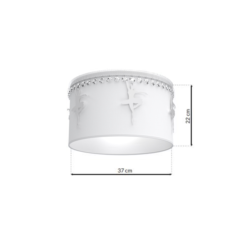 Dečija plafonjera BALLET 1xE27/60W/230V