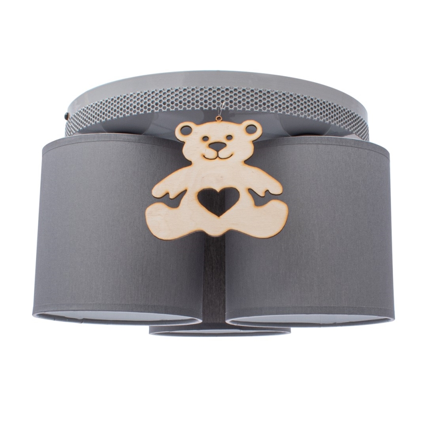 Dečija plafonjera BEAR 3xE27/60W/230V