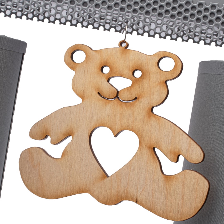 Dečija plafonjera BEAR 3xE27/60W/230V