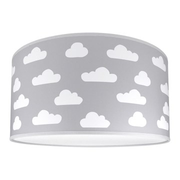 Dečija plafonjera CLOUDS GREY 2xE27/60W/230V