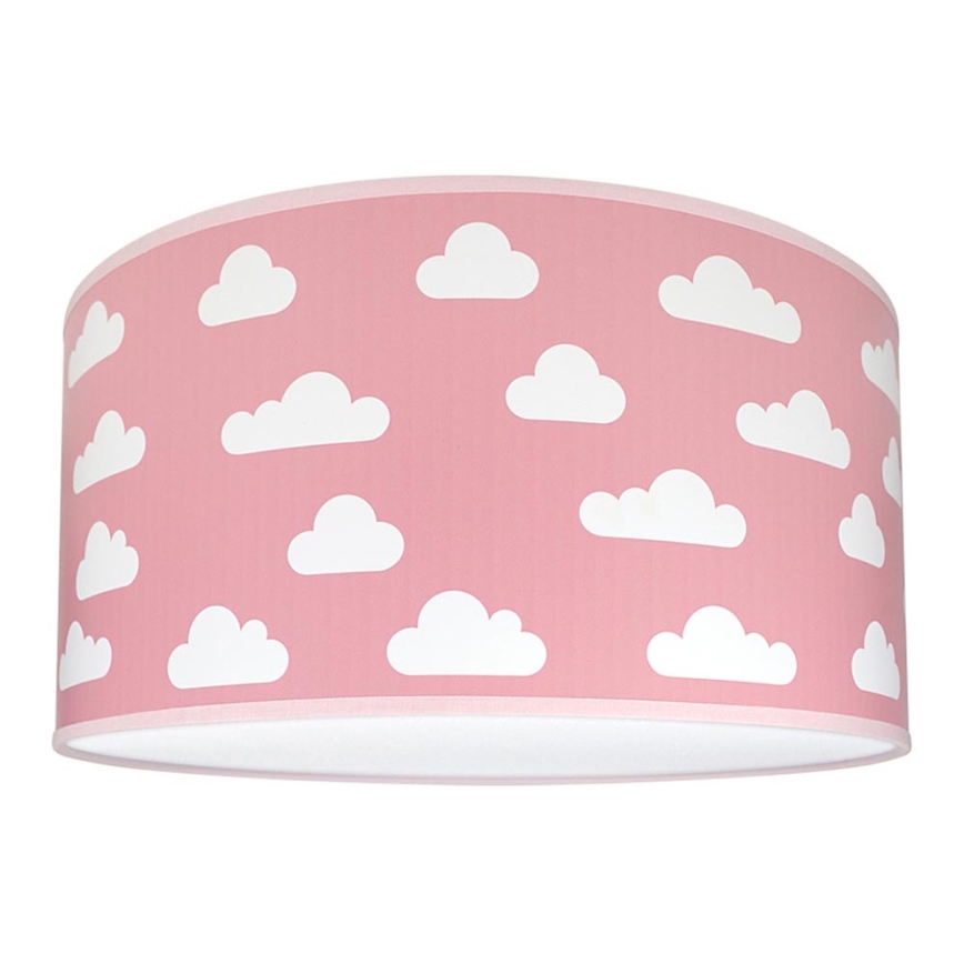 Dečija plafonjera CLOUDS PINK 2xE27/60W/230V