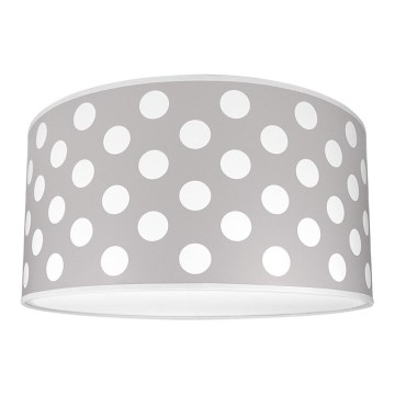 Dečija plafonjera DOTS GREY 2xE27/60W/230V