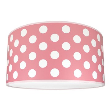 Dečija plafonjera DOTS PINK 2xE27/60W/230V 
