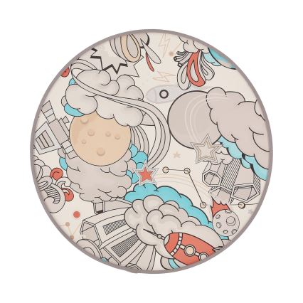 Dečija plafonjera KIDDY 2xE27/40W/230V bela/bež