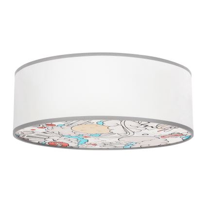 Dečija plafonjera KIDDY 2xE27/40W/230V bela/bež