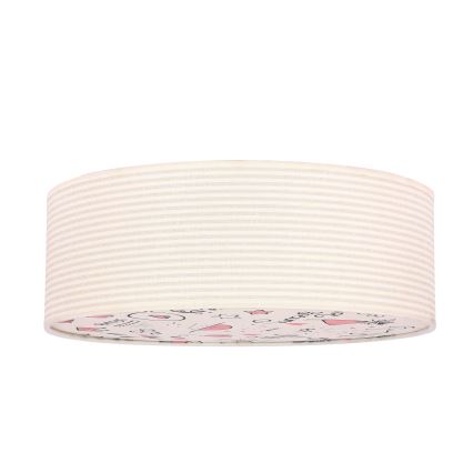 Dečija plafonjera KIDDY 2xE27/40W/230V bež/roze