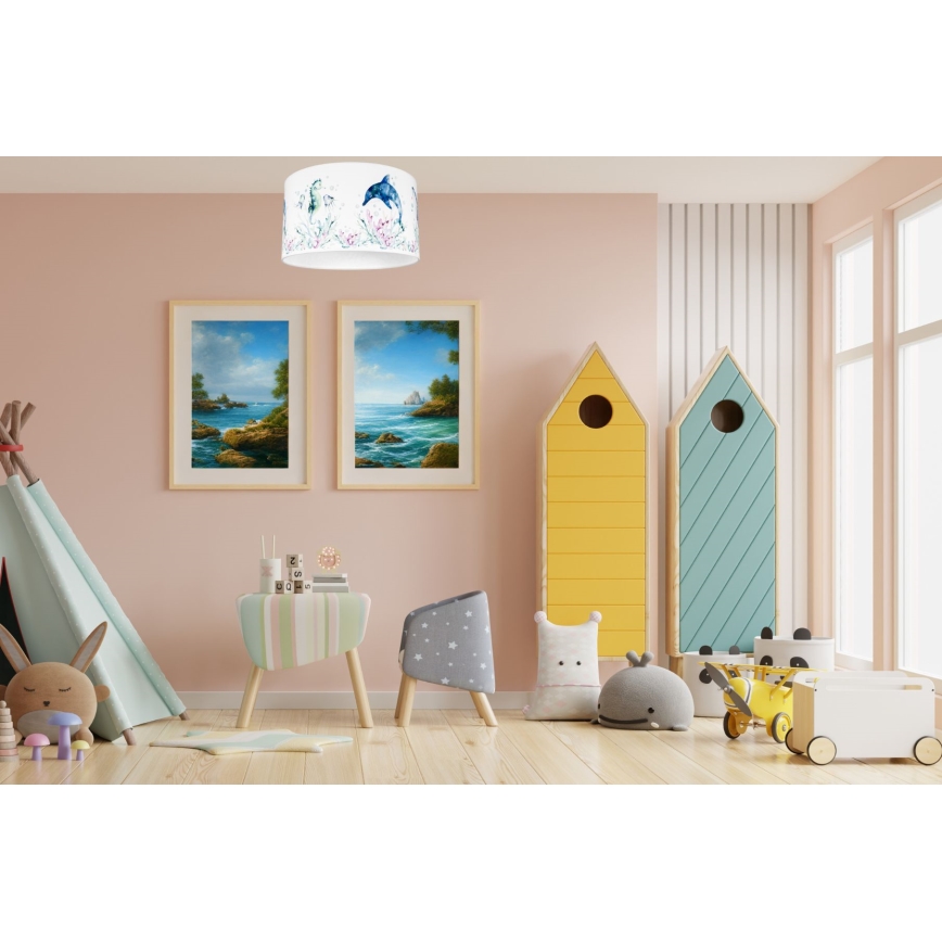 Dečija plafonjera OCEAN 1xE27/60W/230V