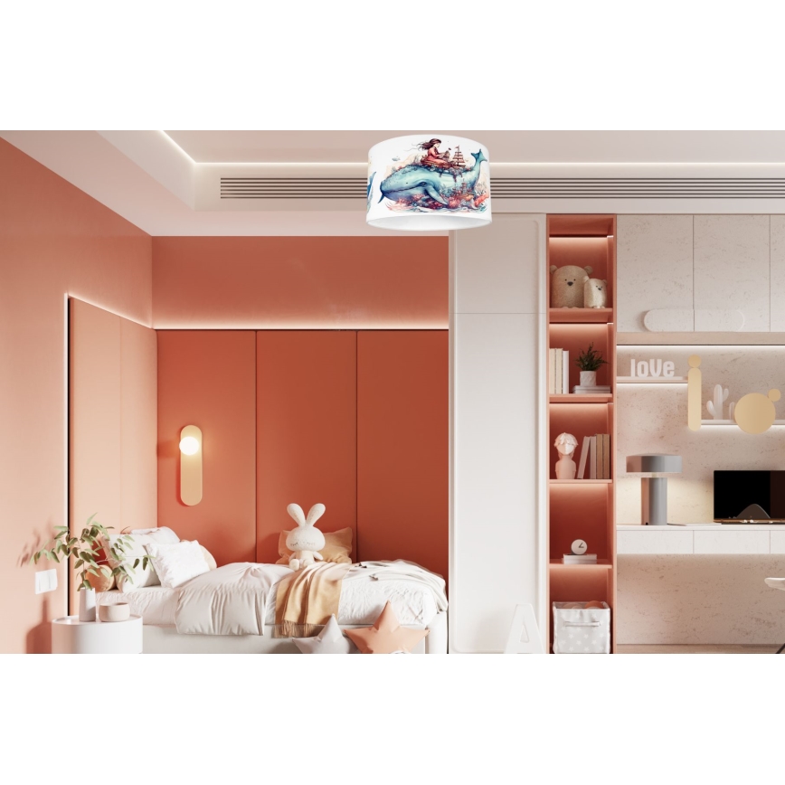 Dečija plafonjera OCEAN 1xE27/60W/230V