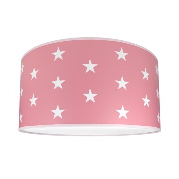 Dečija plafonjera STARS PINK 2xE27/60W/230V 