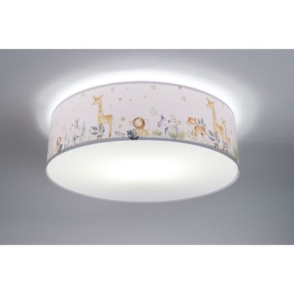 Dečija plafonjera SWEET DREAMS 2xE27/60W/230V pr. 40 cm