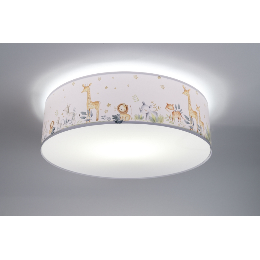 Dečija plafonjera SWEET DREAMS 2xE27/60W/230V pr. 40 cm