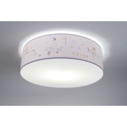 Dečija plafonjera SWEET DREAMS 2xE27/60W/230V pr. 40 cm