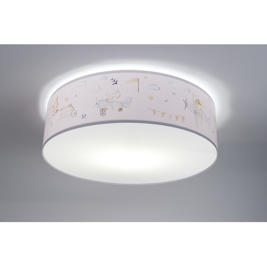 Dečija plafonjera SWEET DREAMS 2xE27/60W/230V pr. 40 cm