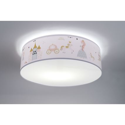 Dečija plafonjera SWEET DREAMS 2xE27/60W/230V pr. 40 cm