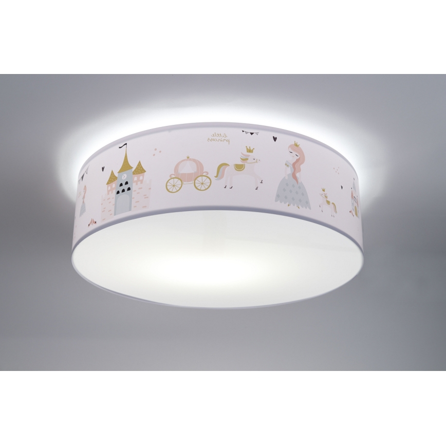 Dečija plafonjera SWEET DREAMS 2xE27/60W/230V pr. 40 cm