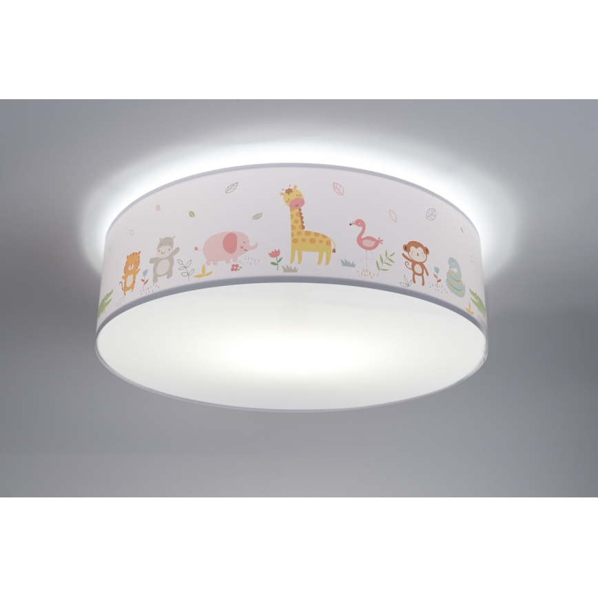 Dečija plafonjera SWEET DREAMS 2xE27/60W/230V pr. 40 cm