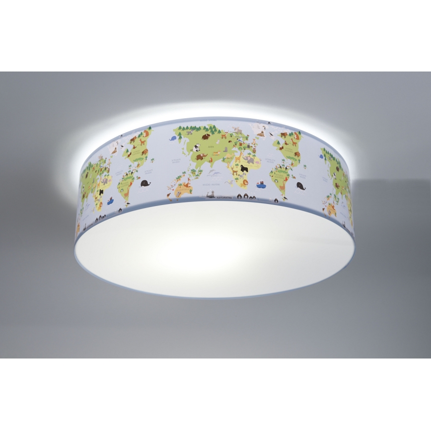 Dečija plafonjera SWEET DREAMS 2xE27/60W/230V pr. 40 cm